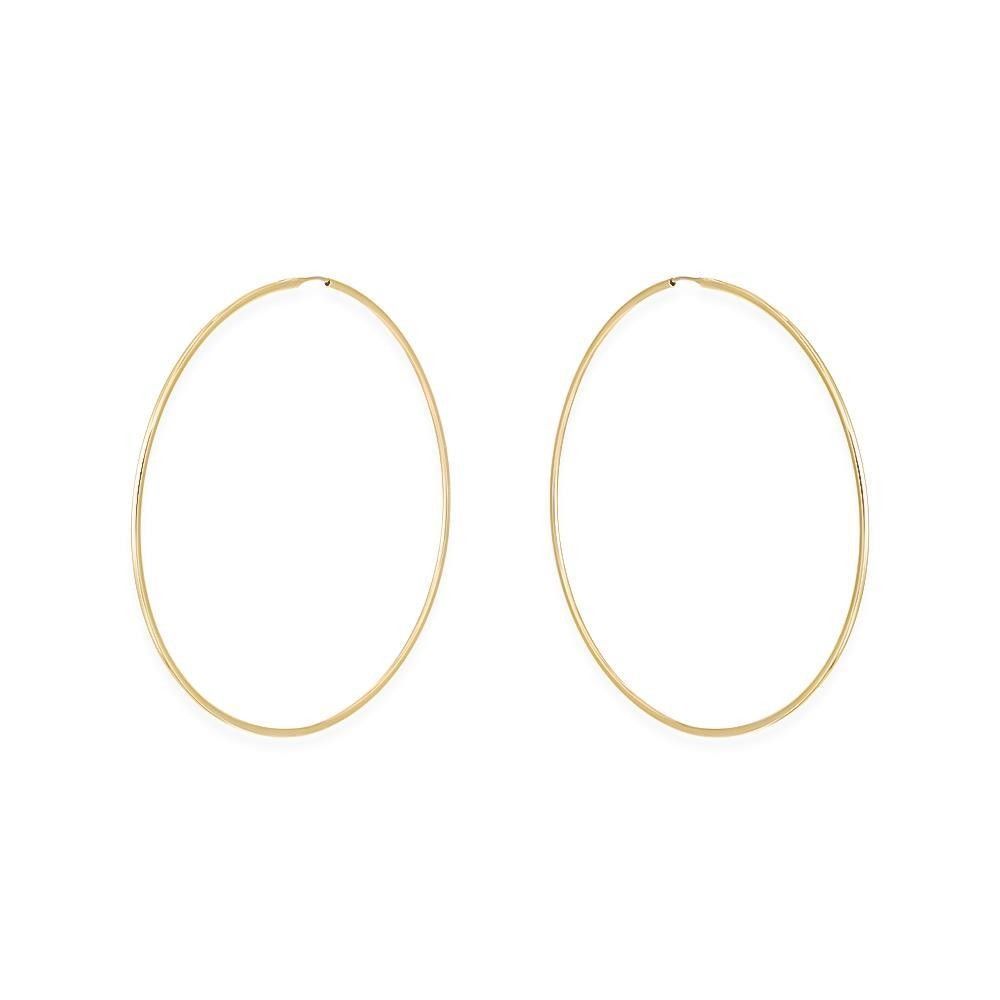 Orecchini Cerchi in Oro Giallo 18 Kt