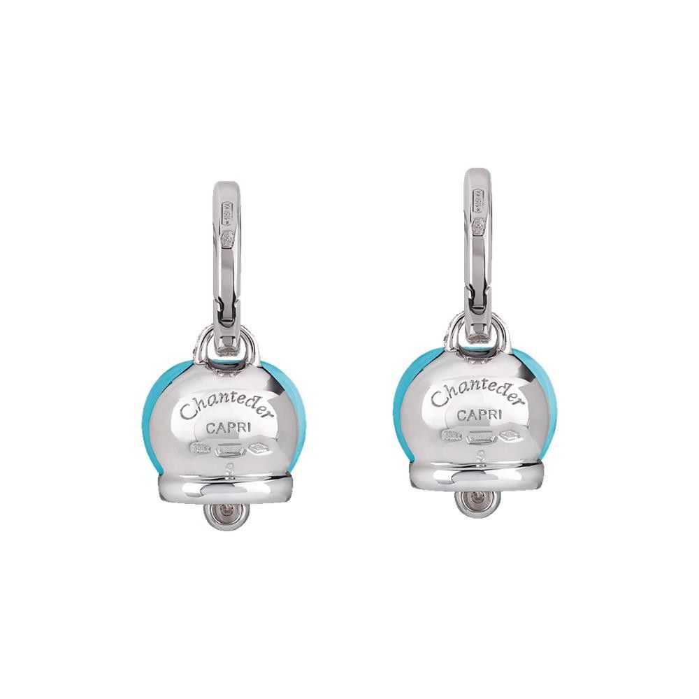 Orecchini Chantecler Campanelle Oro KT 18 Turchese