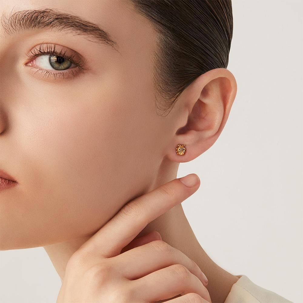 Orecchini Giovanni Raspini Mini Coccinella Dorato