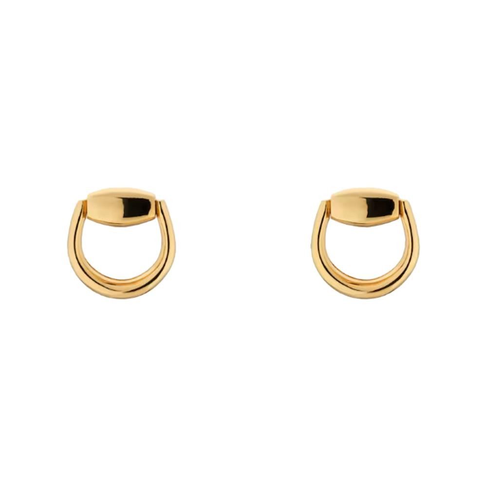 Orecchini Gucci Horsebit bottone oro 18k