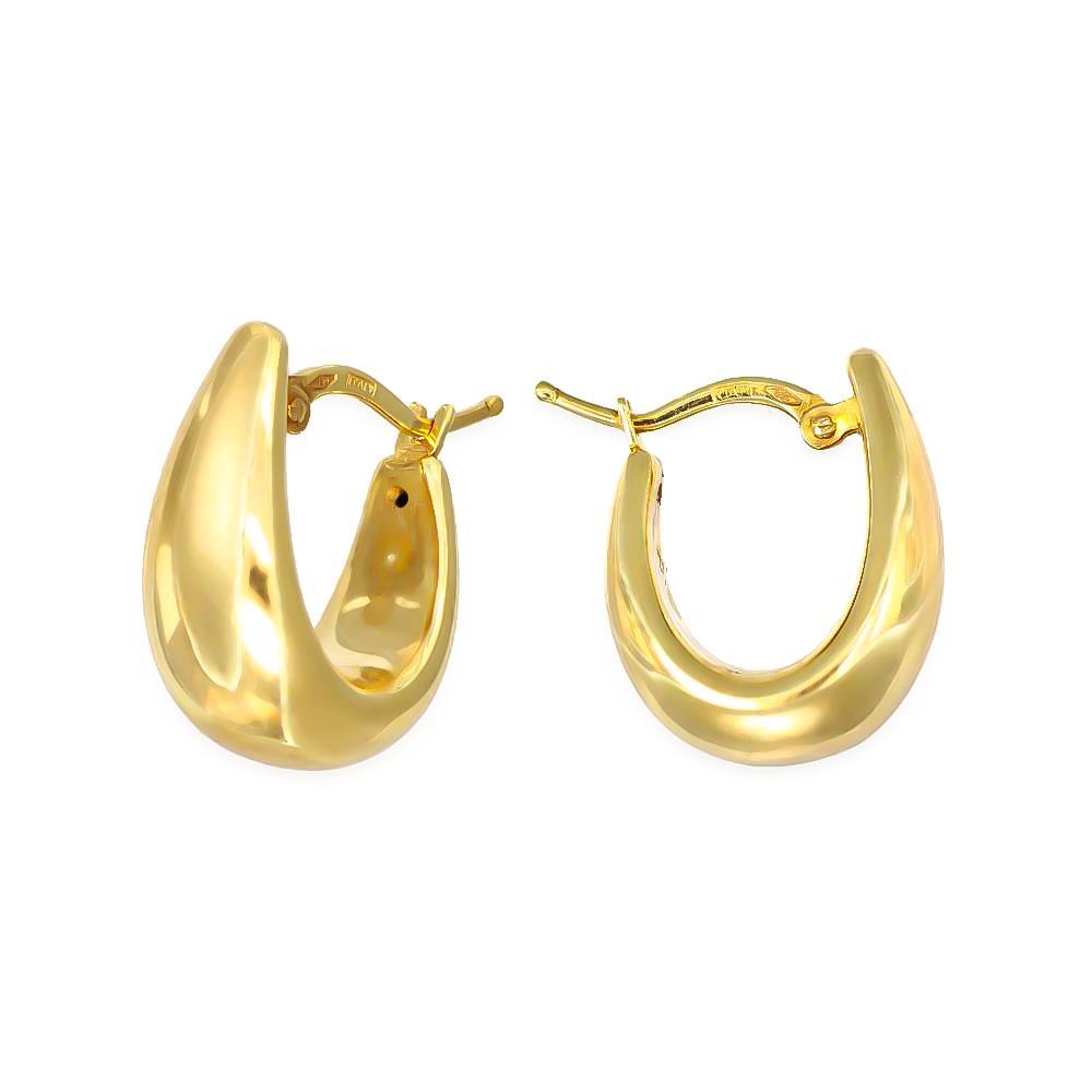 Orecchini in Oro Giallo 18 kt A Goccia