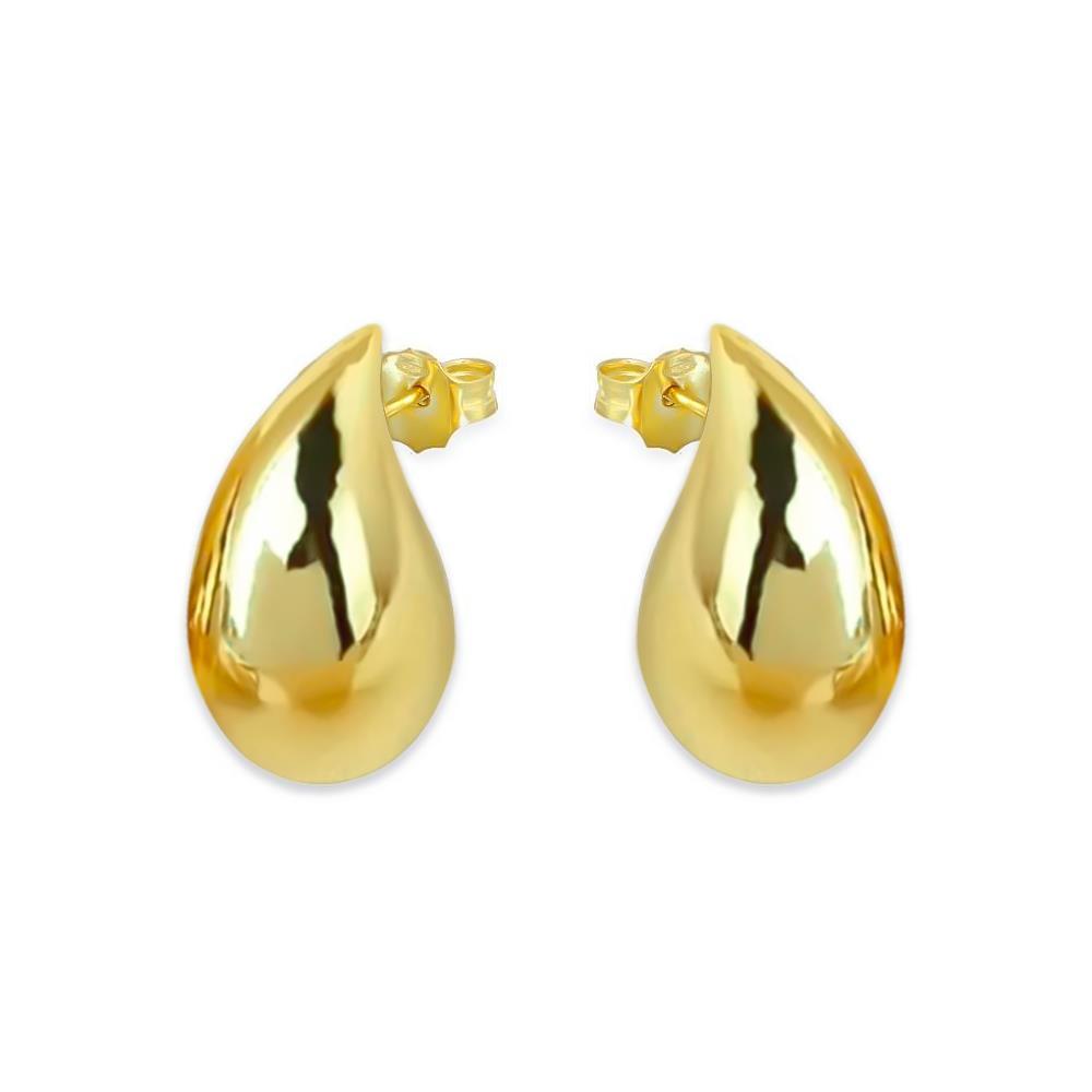 Orecchini in Oro Giallo 18 Kt A Goccia