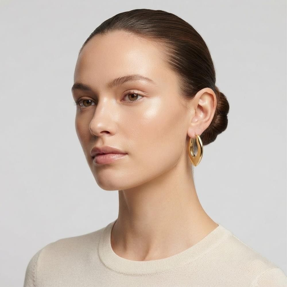 Orecchini in oro Giallo 18 Kt