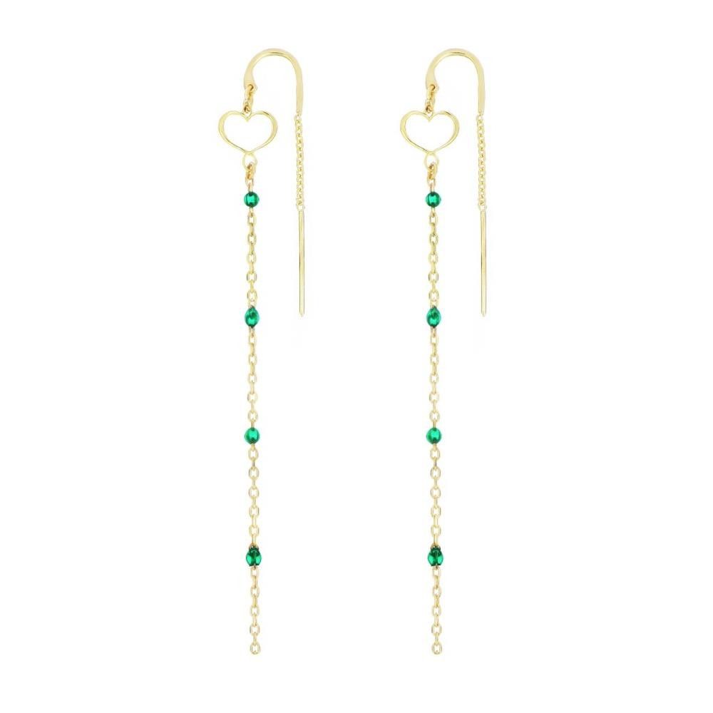 Orecchini Maman et Sophie Cuori Verdi