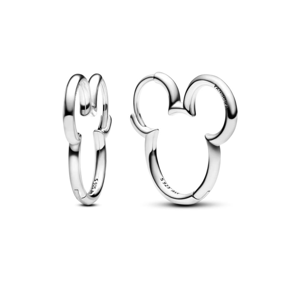 Orecchini Pandora x Disney, a Cerchio Mickey Mouse