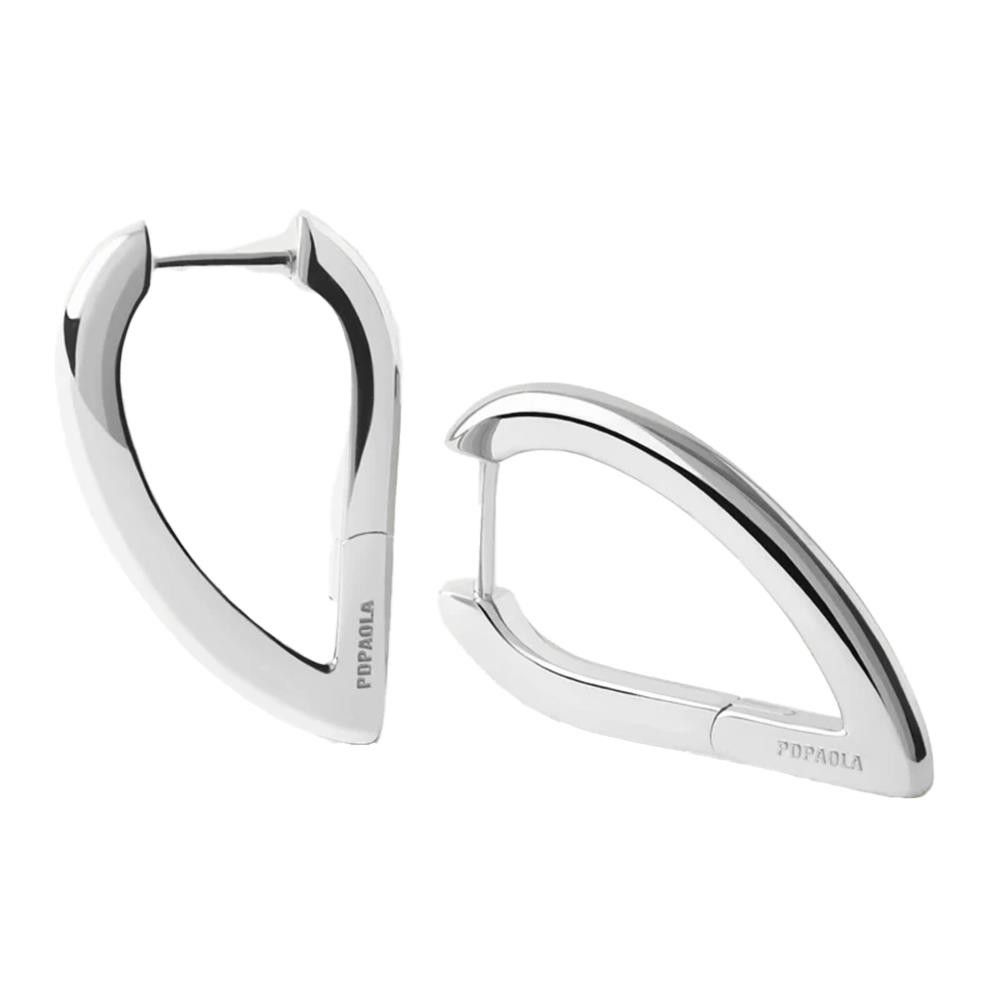 Orecchini PDPaola Vento a Cerchio In Argento Mini