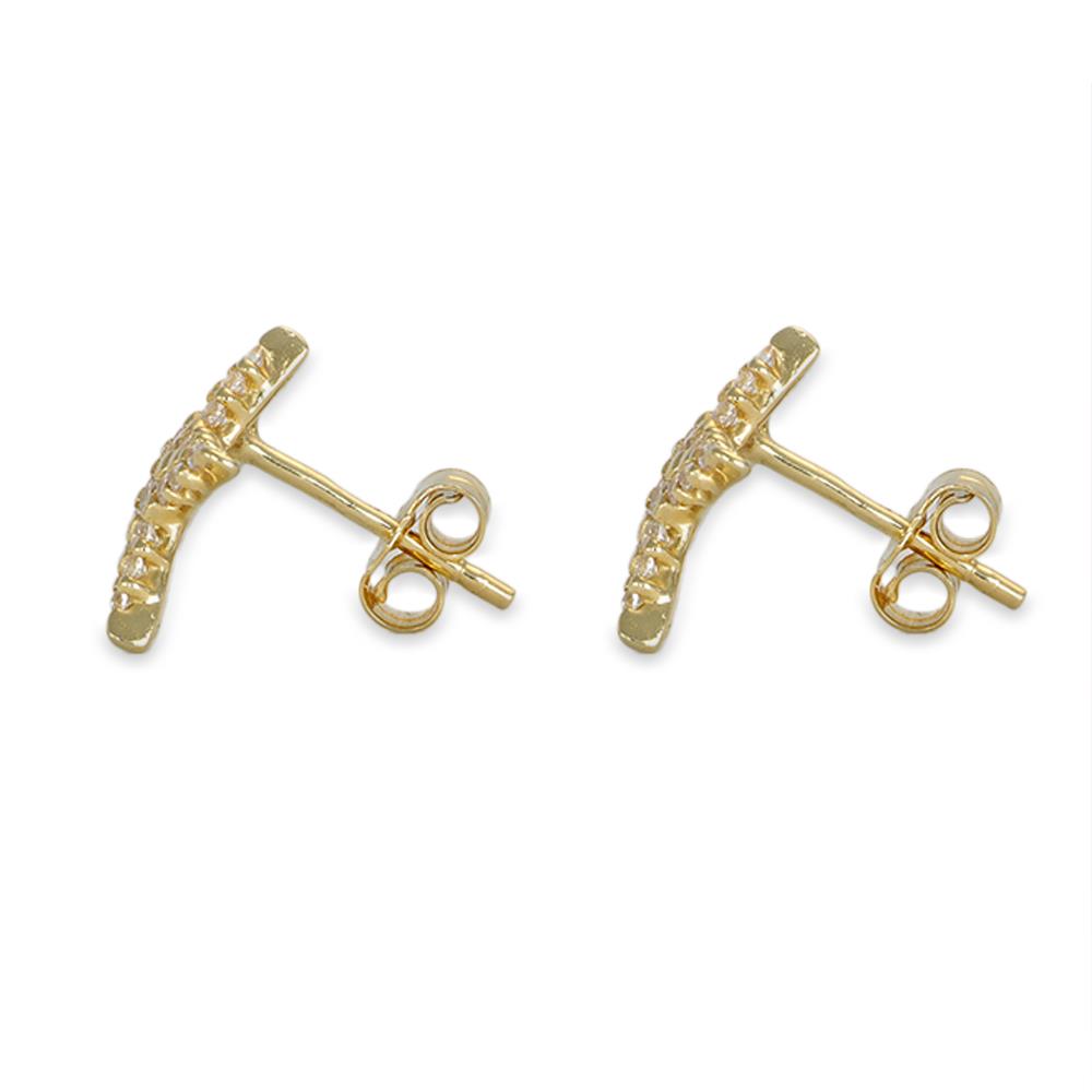 Orecchini Stella Marina in Oro Giallo 18 Kt