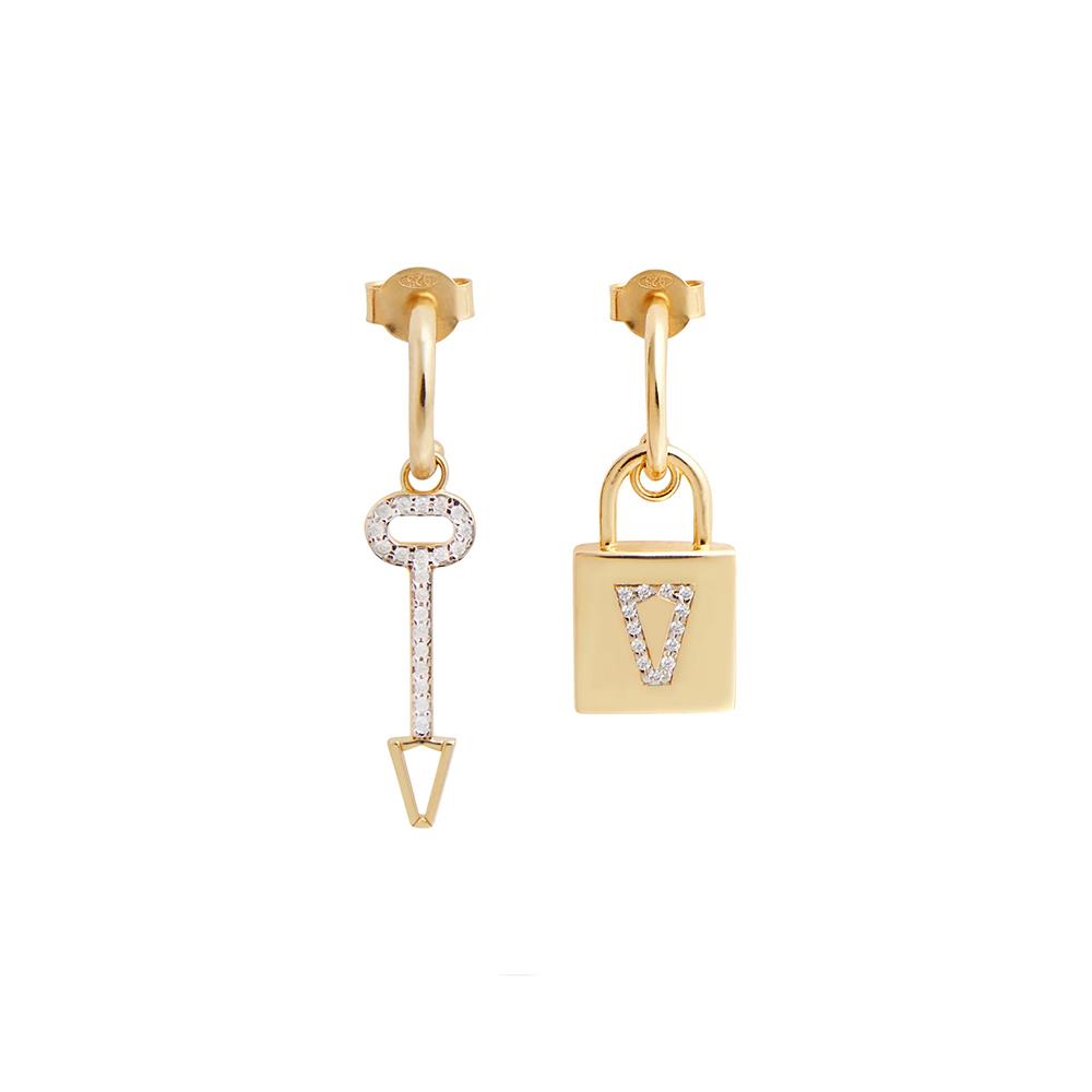 Orecchini Valentina Ferragni Lock Gold