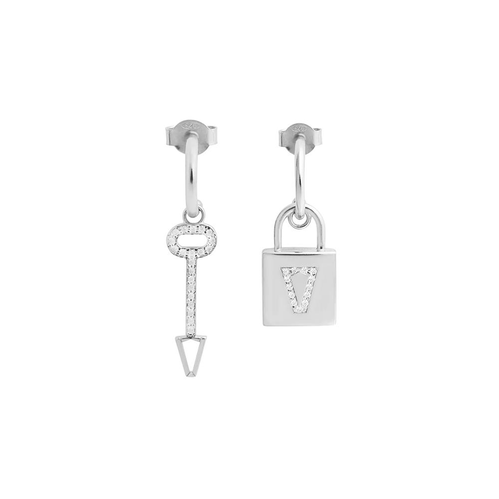 Orecchini Valentina Ferragni Lock Silver