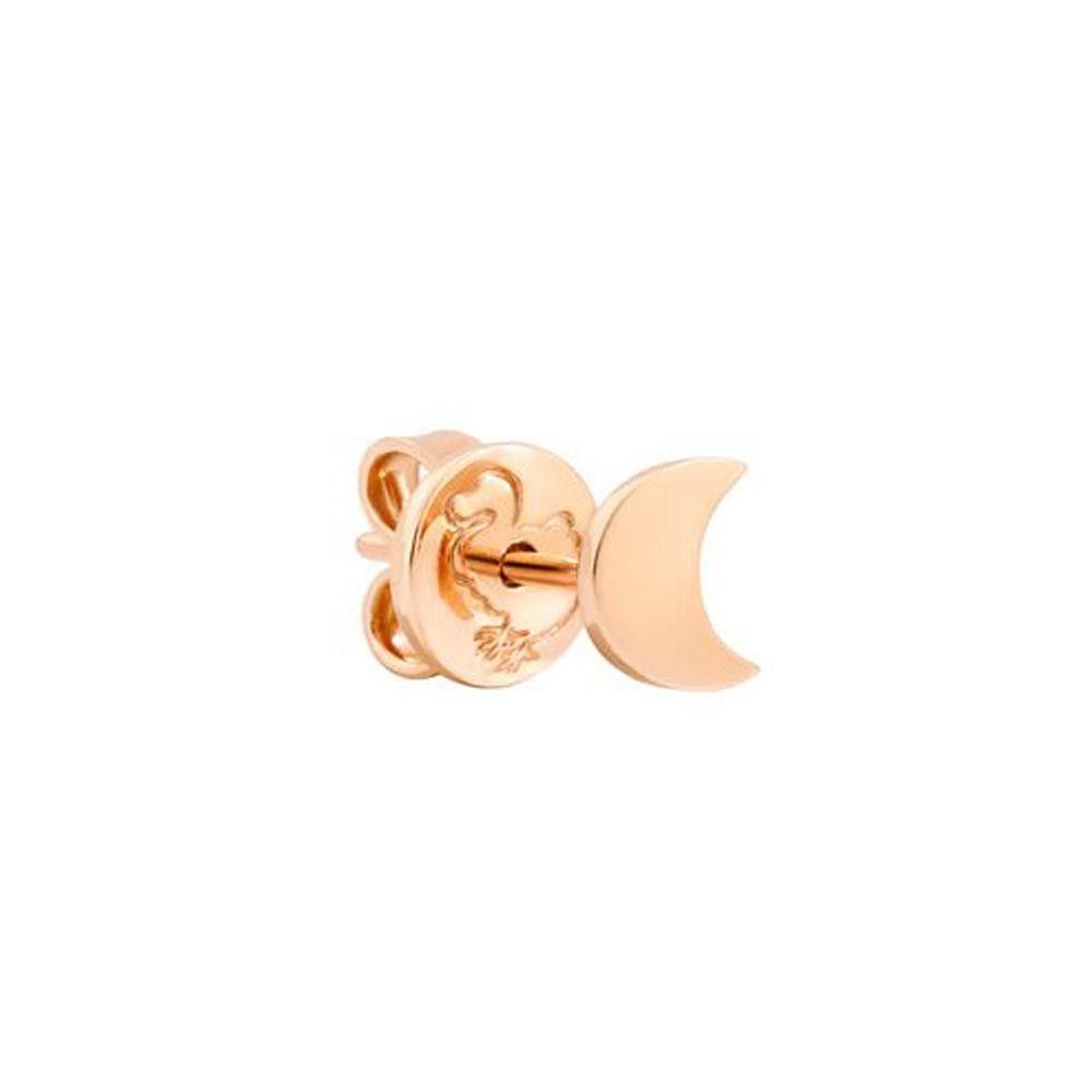 Orecchino Luna Piccolo In Oro Rosa