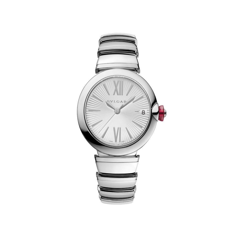 Orologio Bulgari Lvcea 33mm Automatico argento
