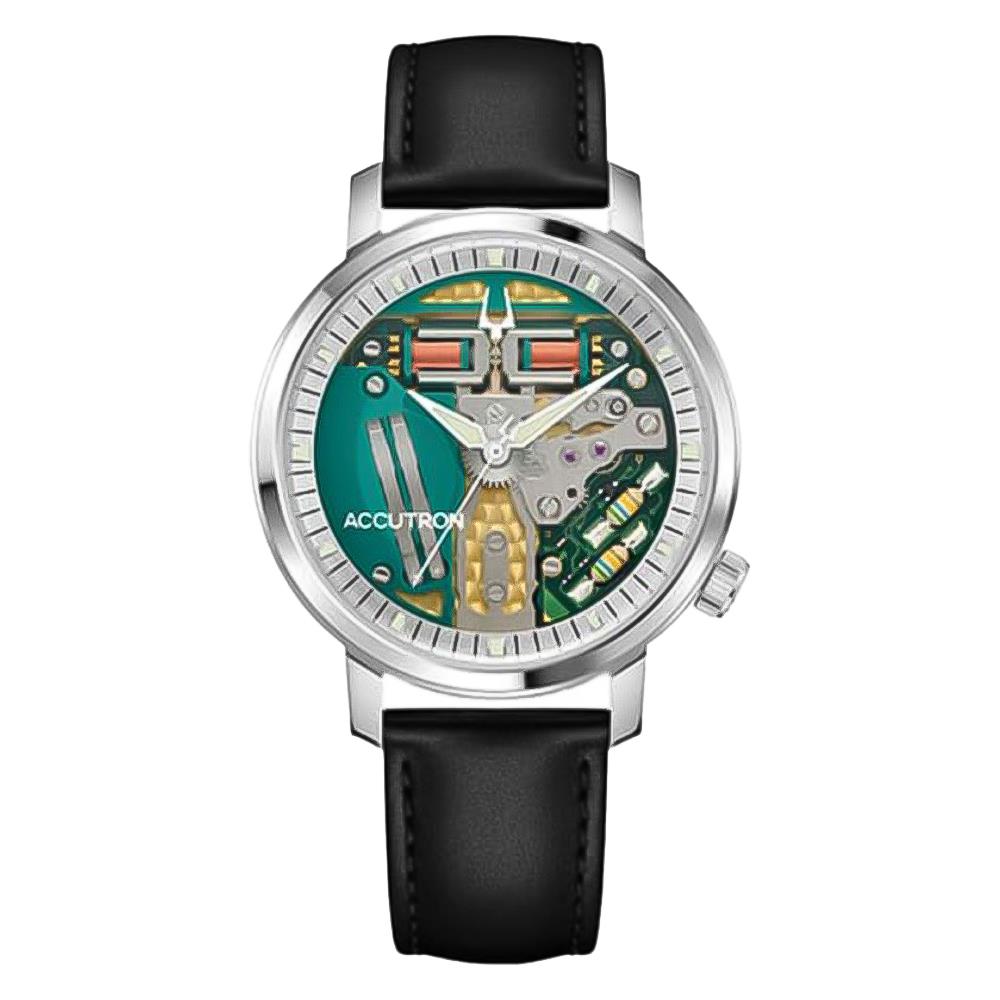 Orologio Bulova Accutron SpaceView Acciaio Verde 39 mm