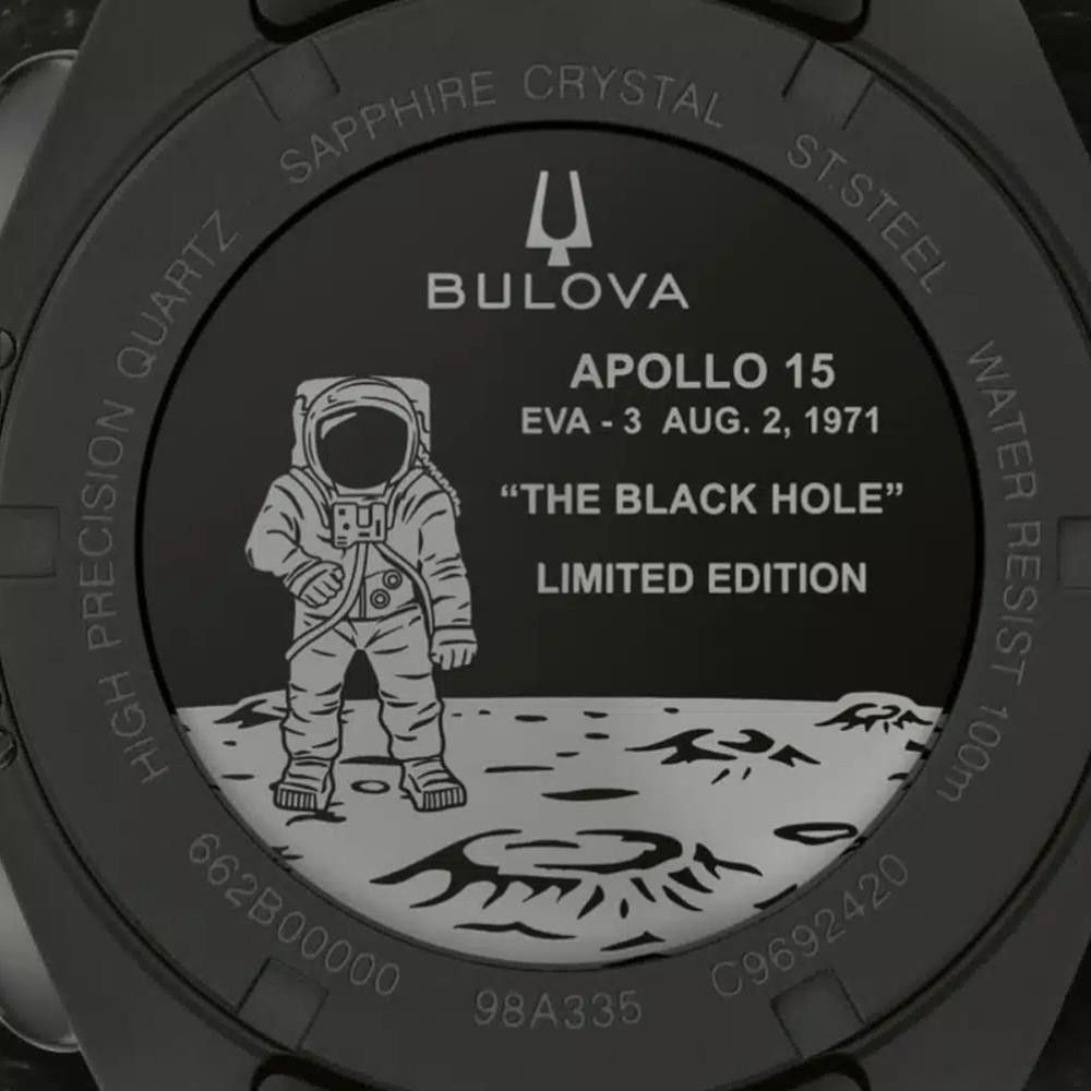 Orologio Bulova Lunar Pilot Black Hole 41 mm Limited Edition