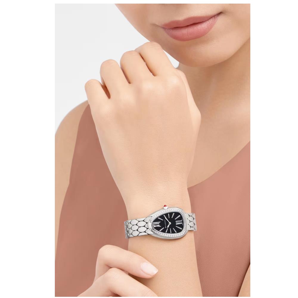 Orologio Bvlgari Serpenti Seduttori Acciaio Diamanti