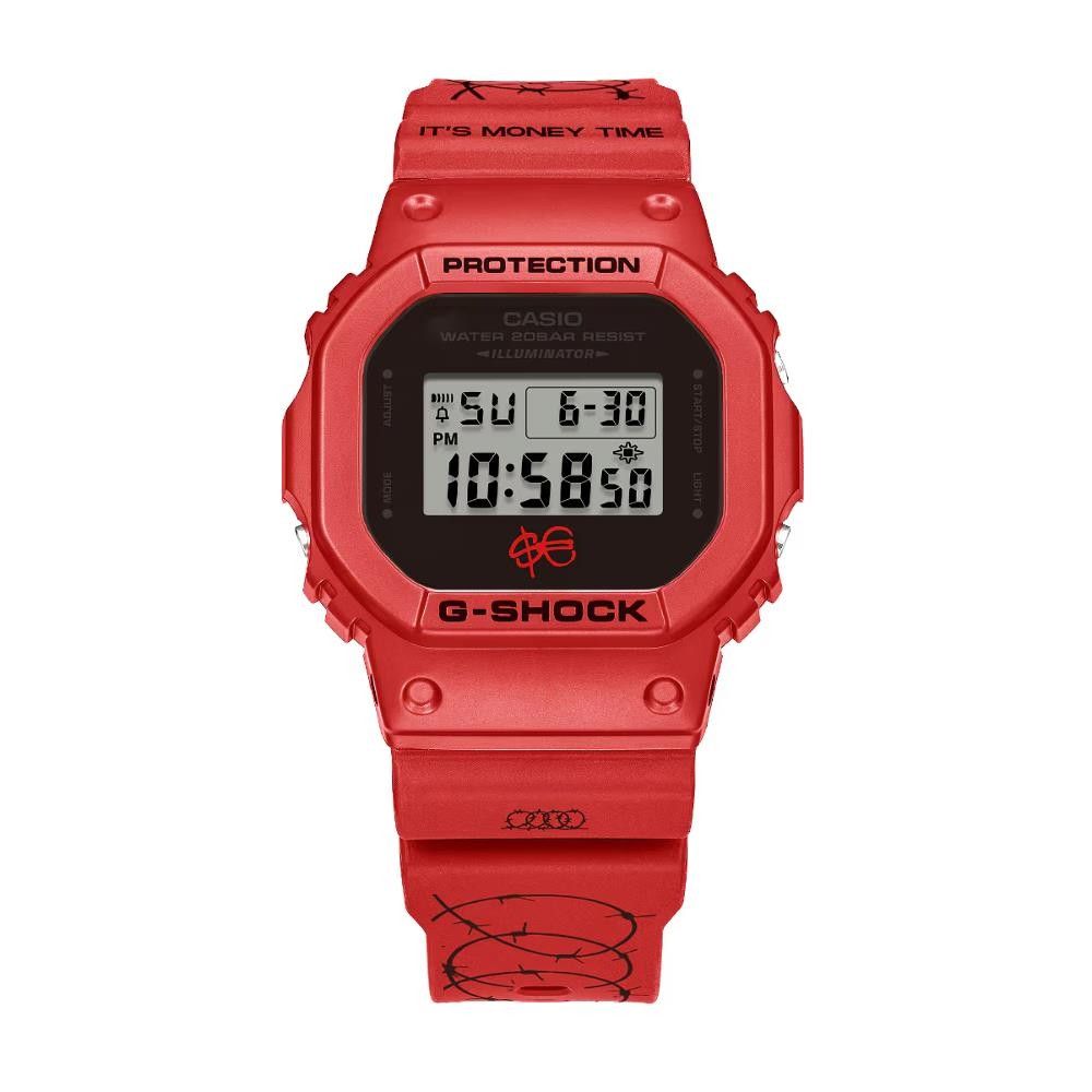 Orologio Casio G-Shock x Sfera Ebbasta DW-5600SFE25-4ER