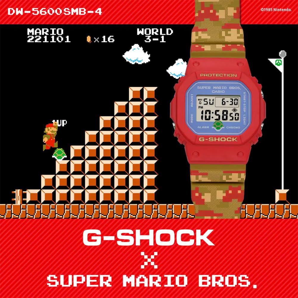 Orologio Casio G-Shock X Super Mario Bros DW-5600SMB-4ER