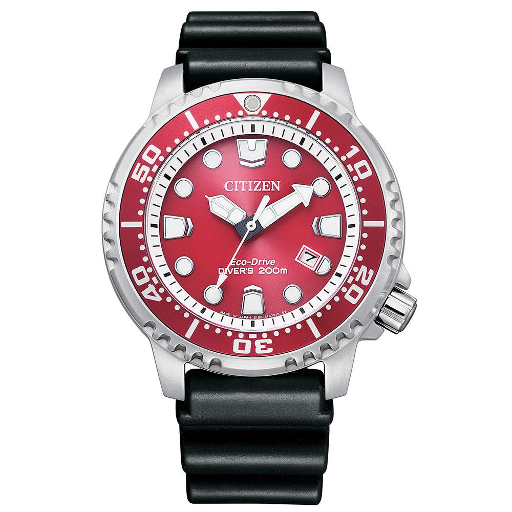 Orologio Citizen Diver's Eco Drive 200 mt Rosso