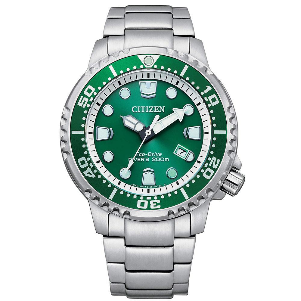 Orologio Citizen Diver's Eco Drive 200 mt Verde