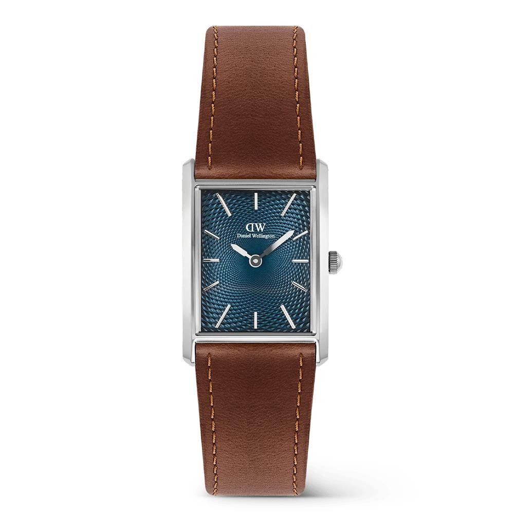 Orologio Daniel Wellington Bound Light Brown Arctic Guilloché Silver