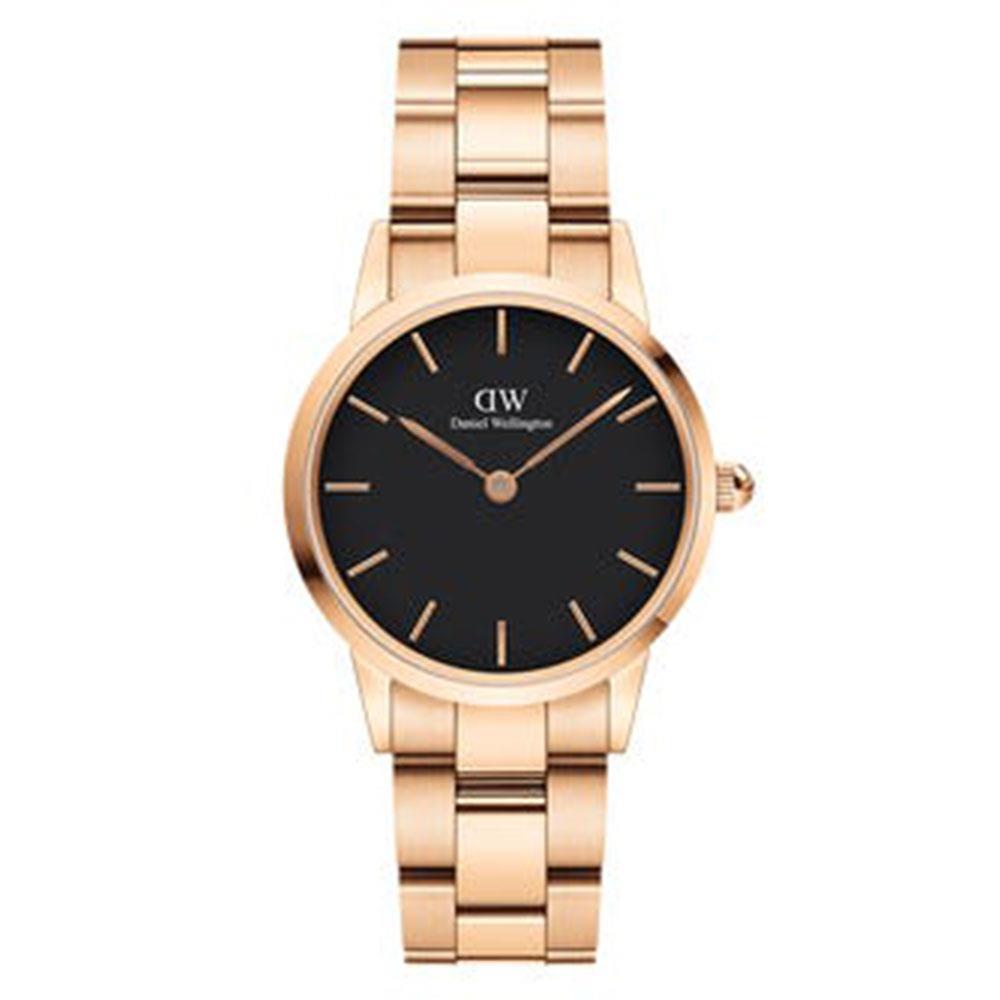 Orologio Daniel Wellington Iconic Link 28 mm Rose Gold Black