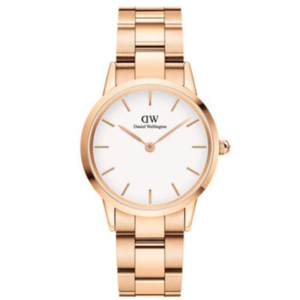 Orologio Daniel Wellington Iconic Link 32 mm Rose Gold White