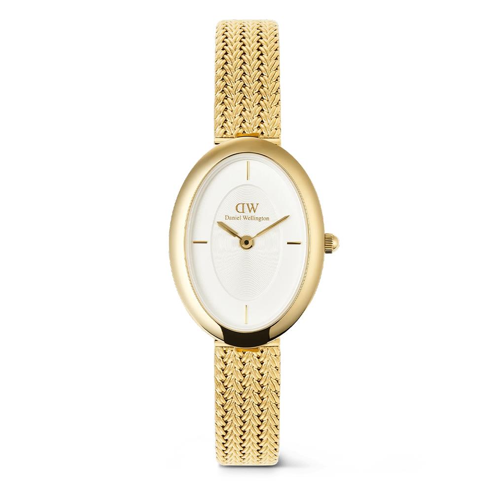 Orologio Daniel Wellington Juliette Braided Mesh White Sunray Gold