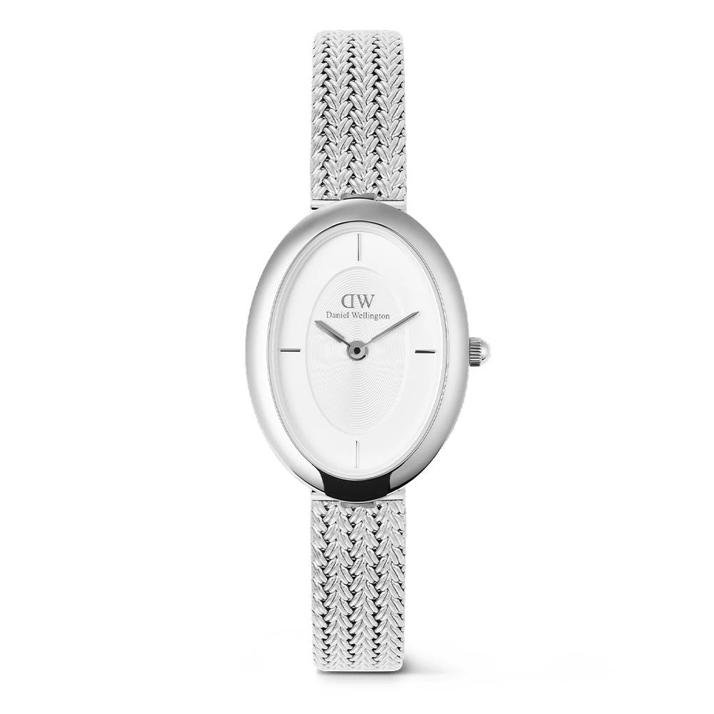 Orologio Daniel Wellington Juliette Braided Mesh White Sunray Silver