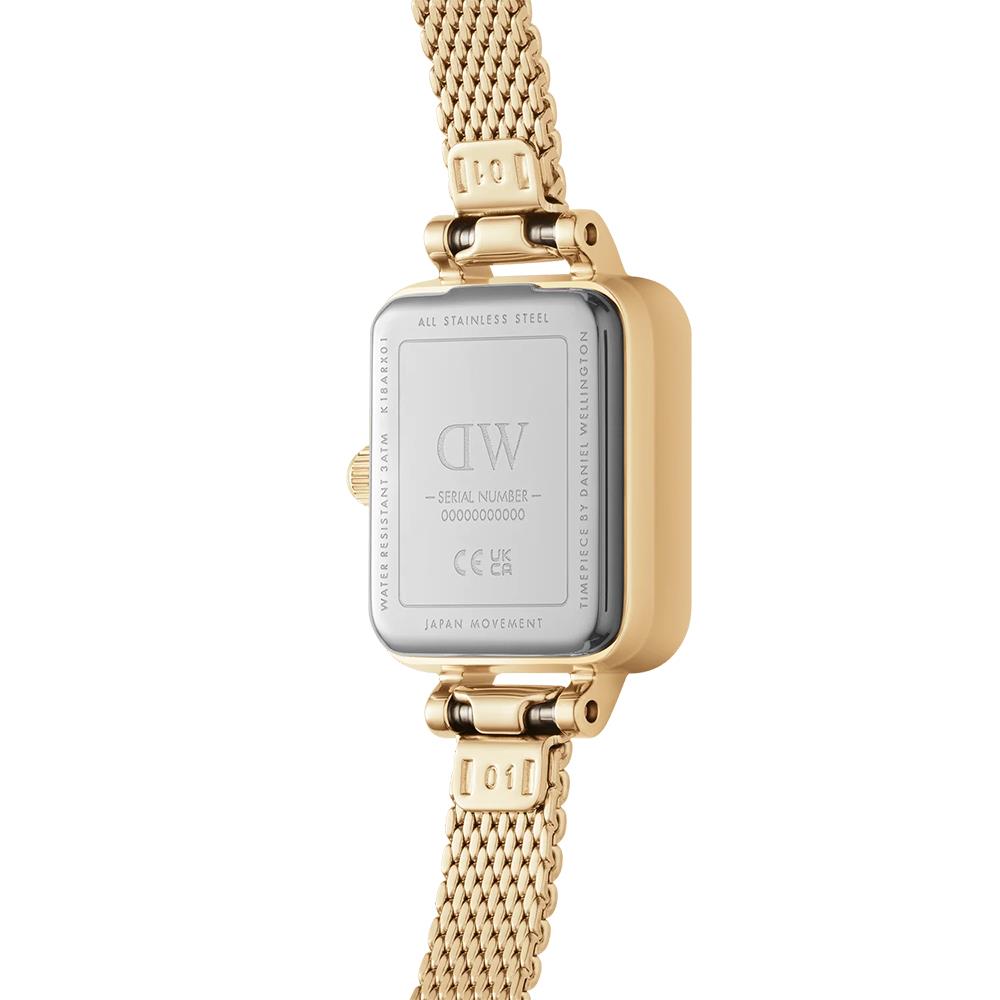 Orologio Daniel Wellington Quadro Mini Evergold 15.4x18.2 mm