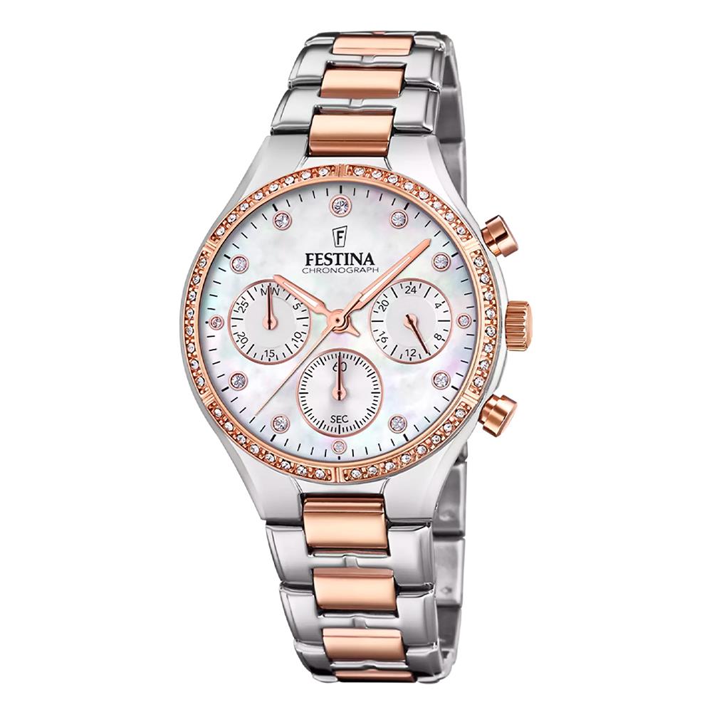Orologio Festina Boyfriend Madreperla Cinturino In Acciaio
