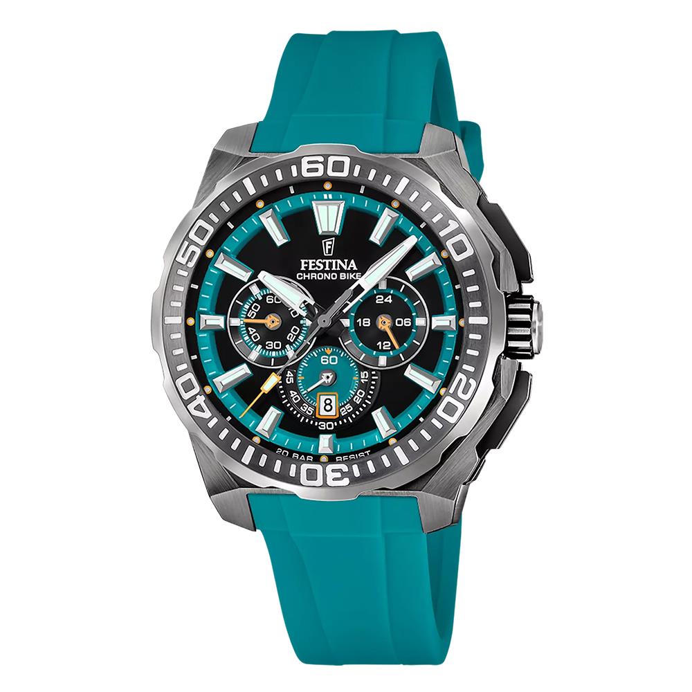 Orologio Festina Chrono Bike Blu Cinturino In Gomma