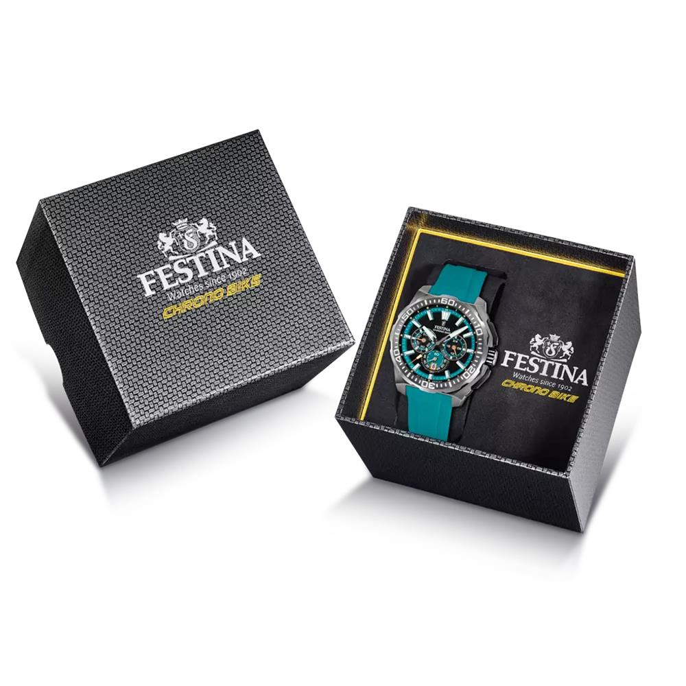 Orologio Festina Chrono Bike Blu Cinturino In Gomma