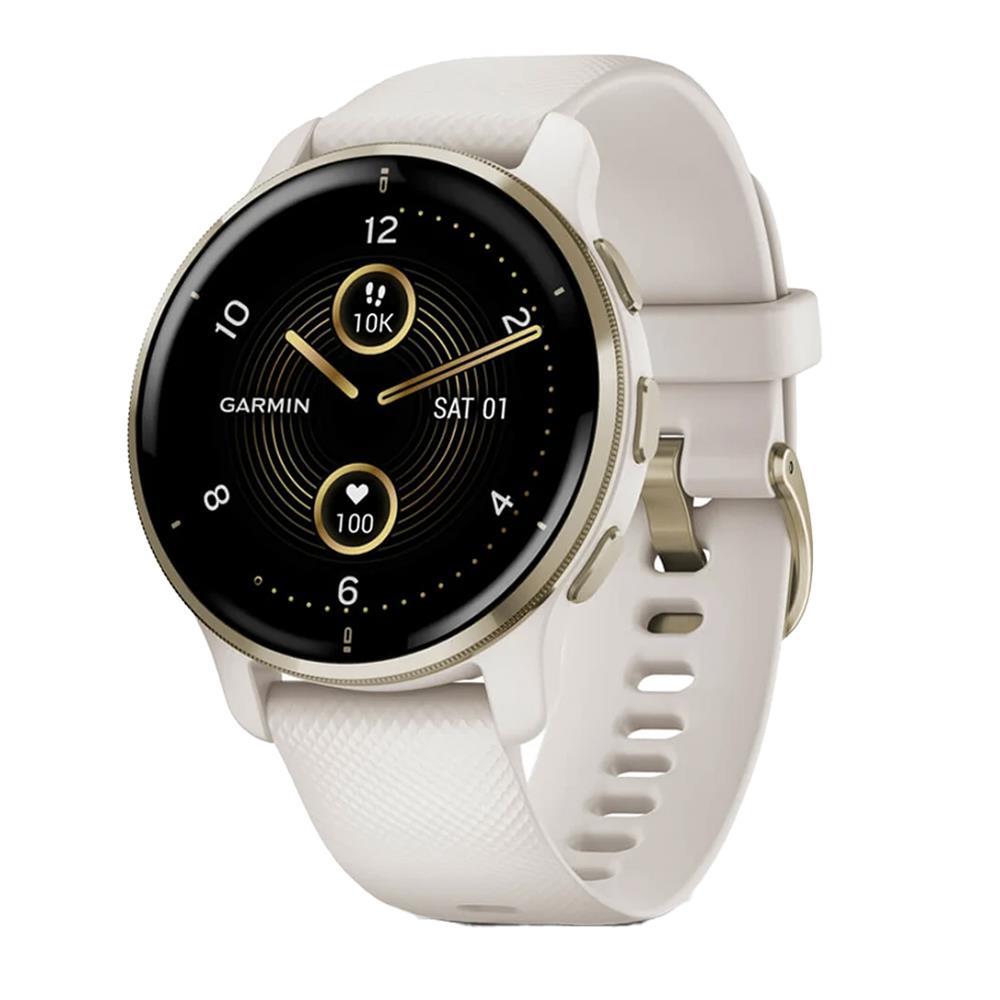 Orologio Garmin Venu® 2 Plus Lunetta Cream Gold Stainless