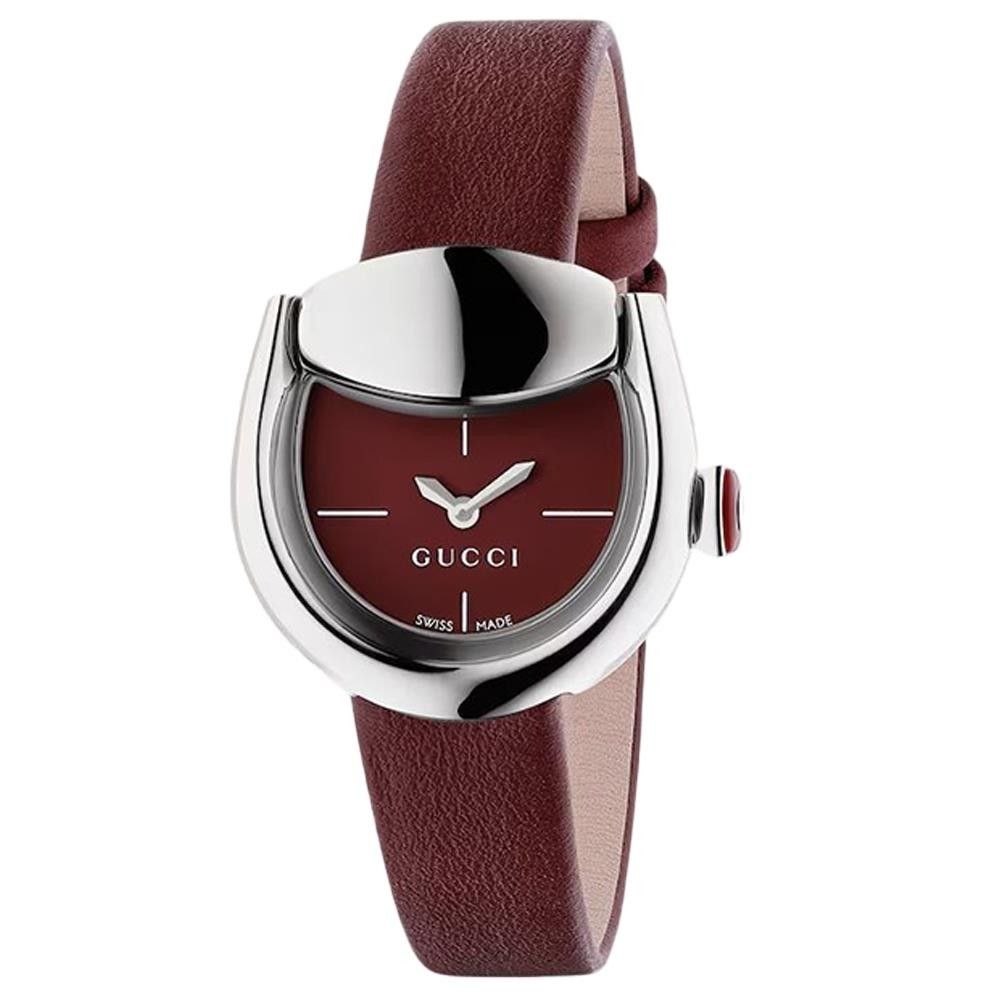 Orologio Gucci Horsebit, 27x23mm Bordeaux