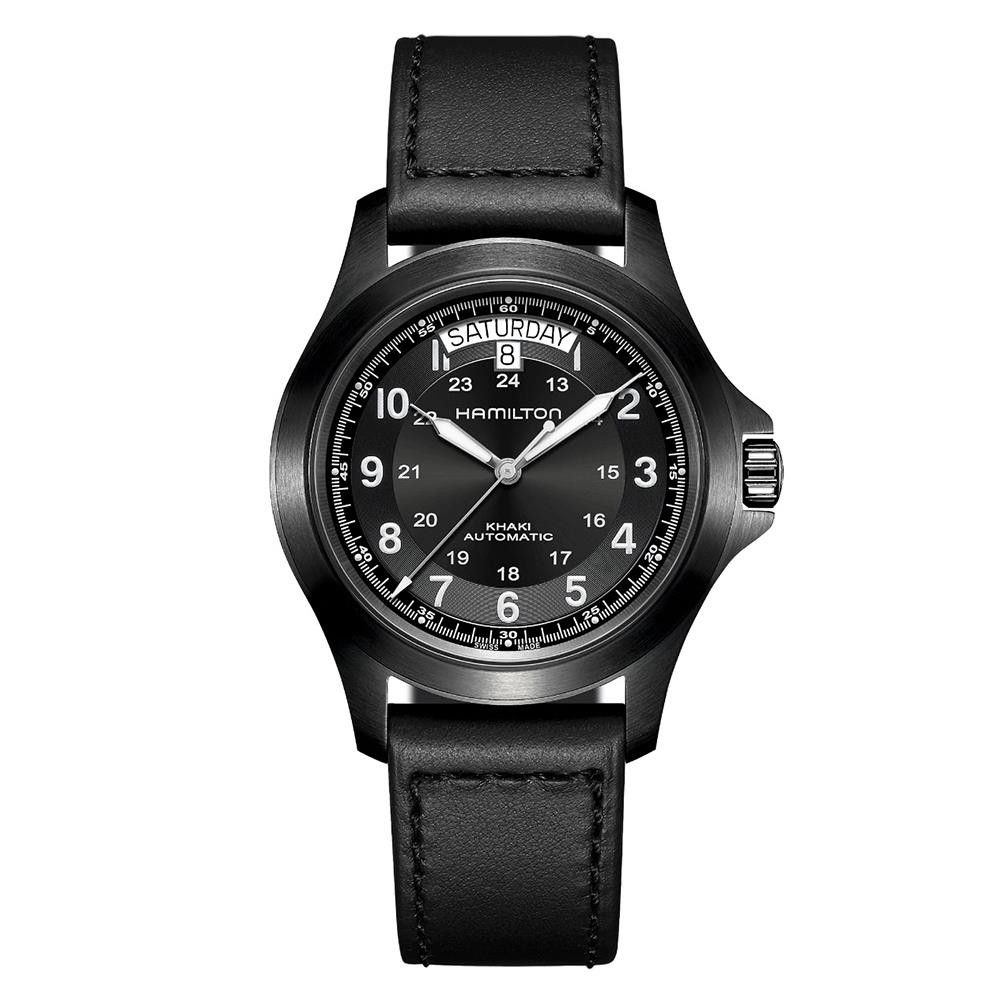 Hamilton Khaki Field Automatic H69529143 - Orologio Uomo Acciaio, Vetro Zaffiro, 80 Ore Di Riserva Di Carica