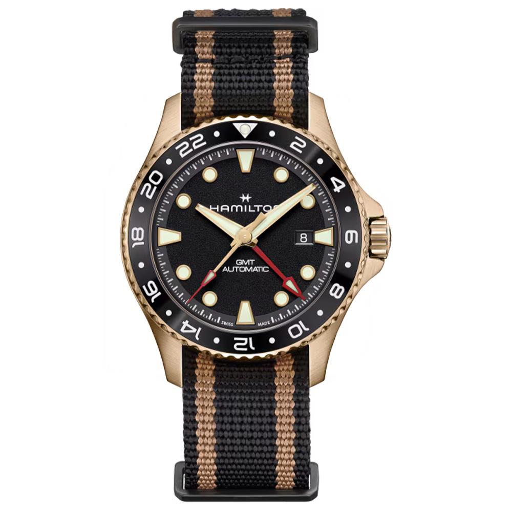 Orologio Hamilton Khaki Navy Scuba GMT Automatic 43mm bronzo