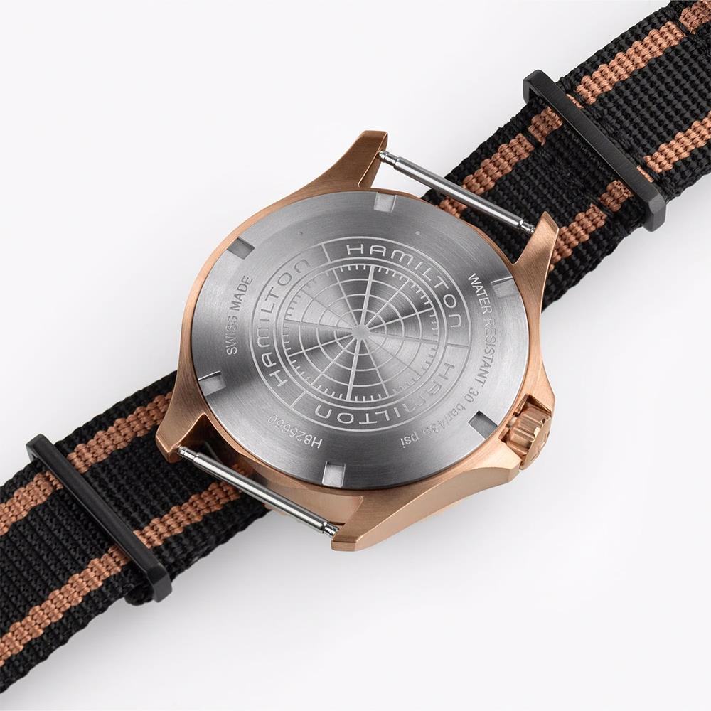 Orologio Hamilton Khaki Navy Scuba GMT Automatic 43mm bronzo