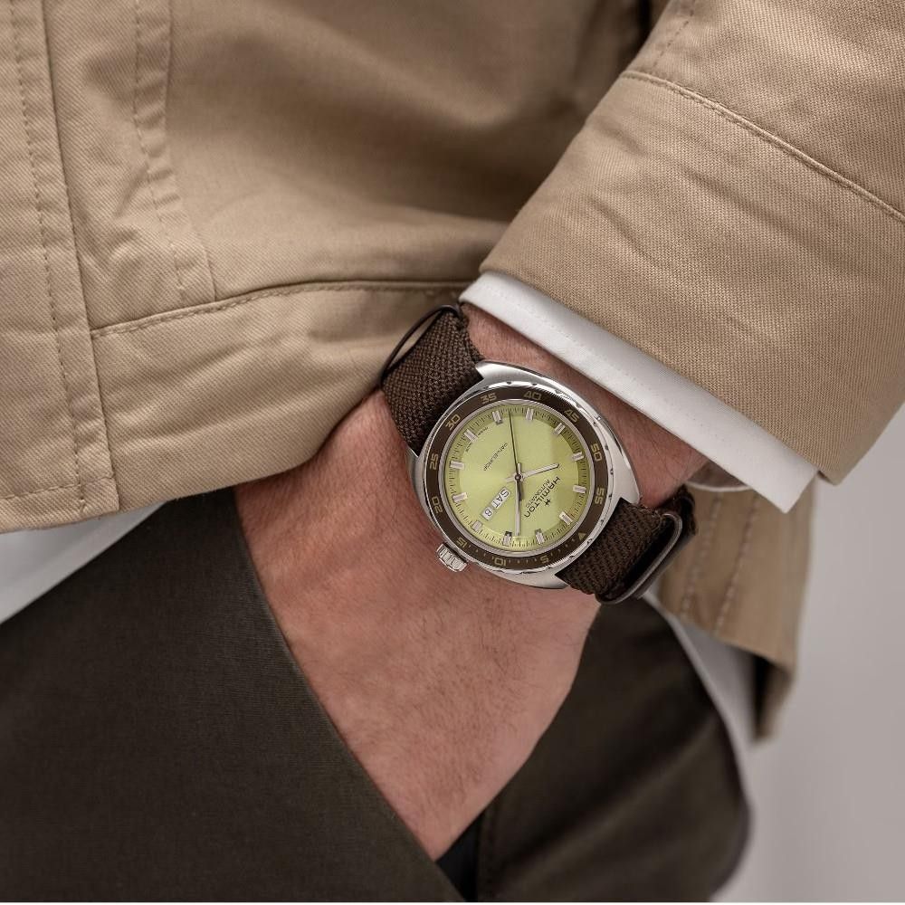 Orologio Hamilton Pan Europ Day Date Auto 42 mm