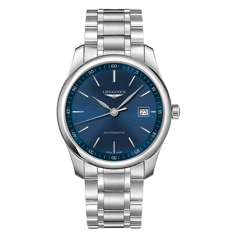 Orologio Longines Master grande blu a raggi