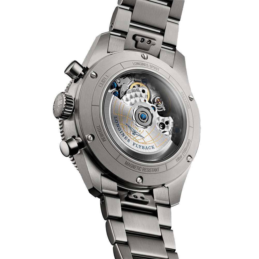 Orologio Longines Spirit FlyBack Titanium 42 mm