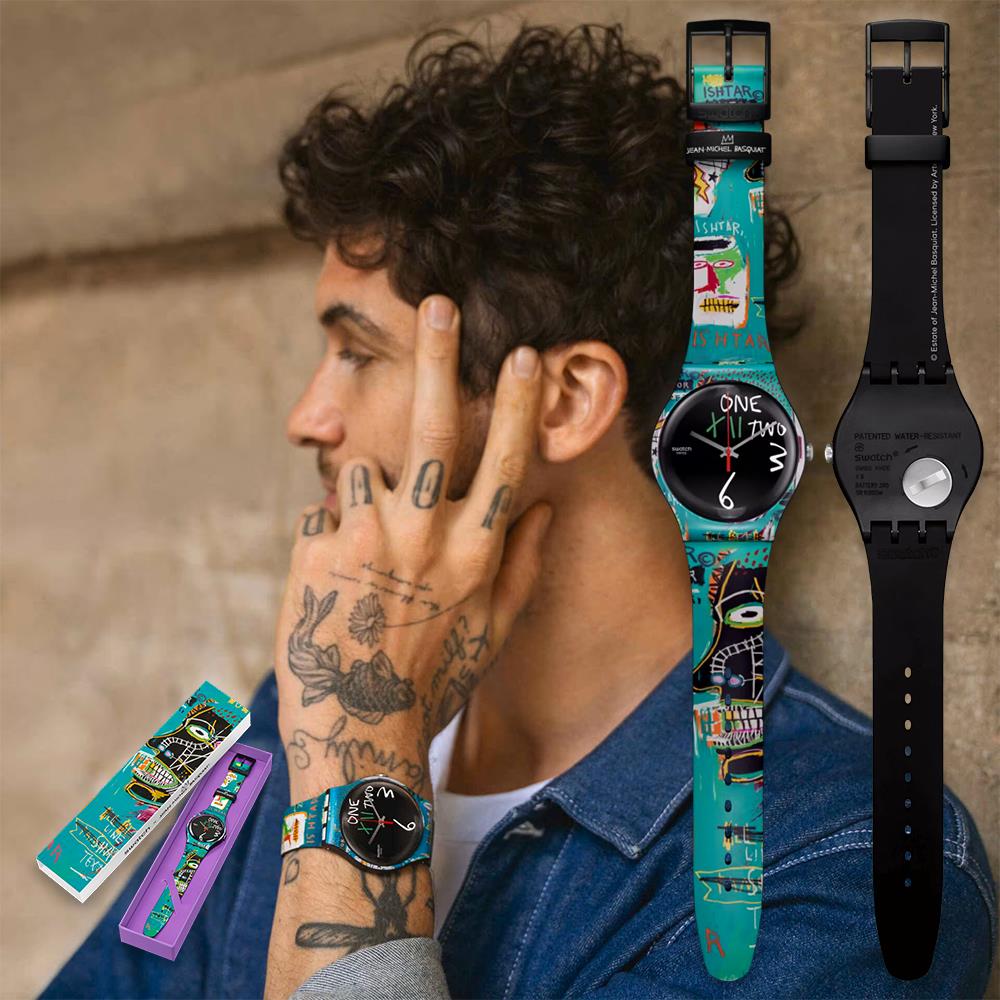 Orologio Swatch ART JOURNEY 2023 Ishtar By Jean-Michel Basquiat