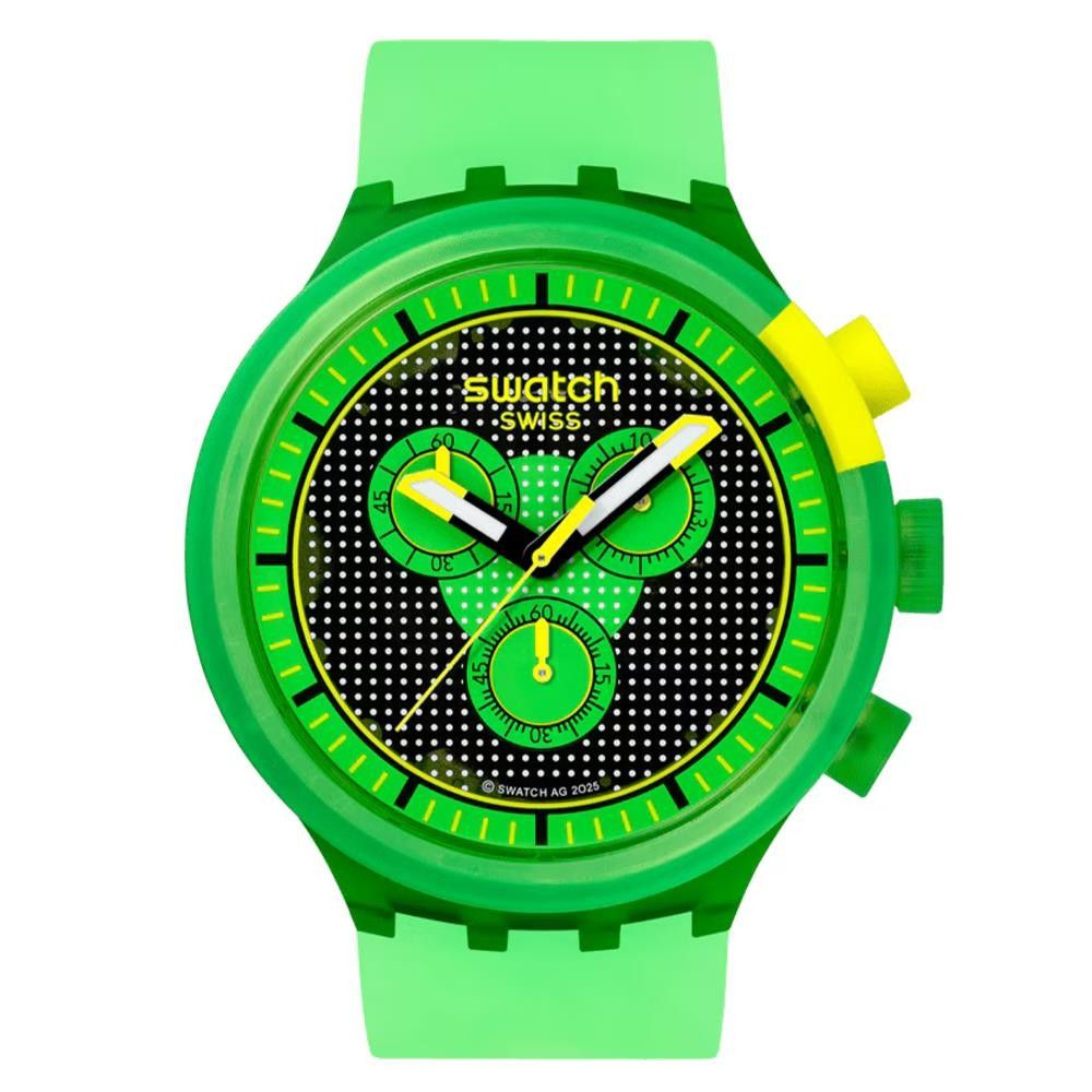 Orologio Swatch Big Bold Glowingly Green