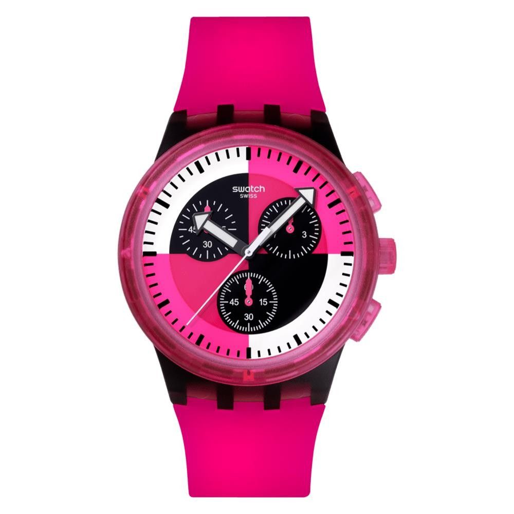 Orologio Swatch Chrono Fuchsia Lines