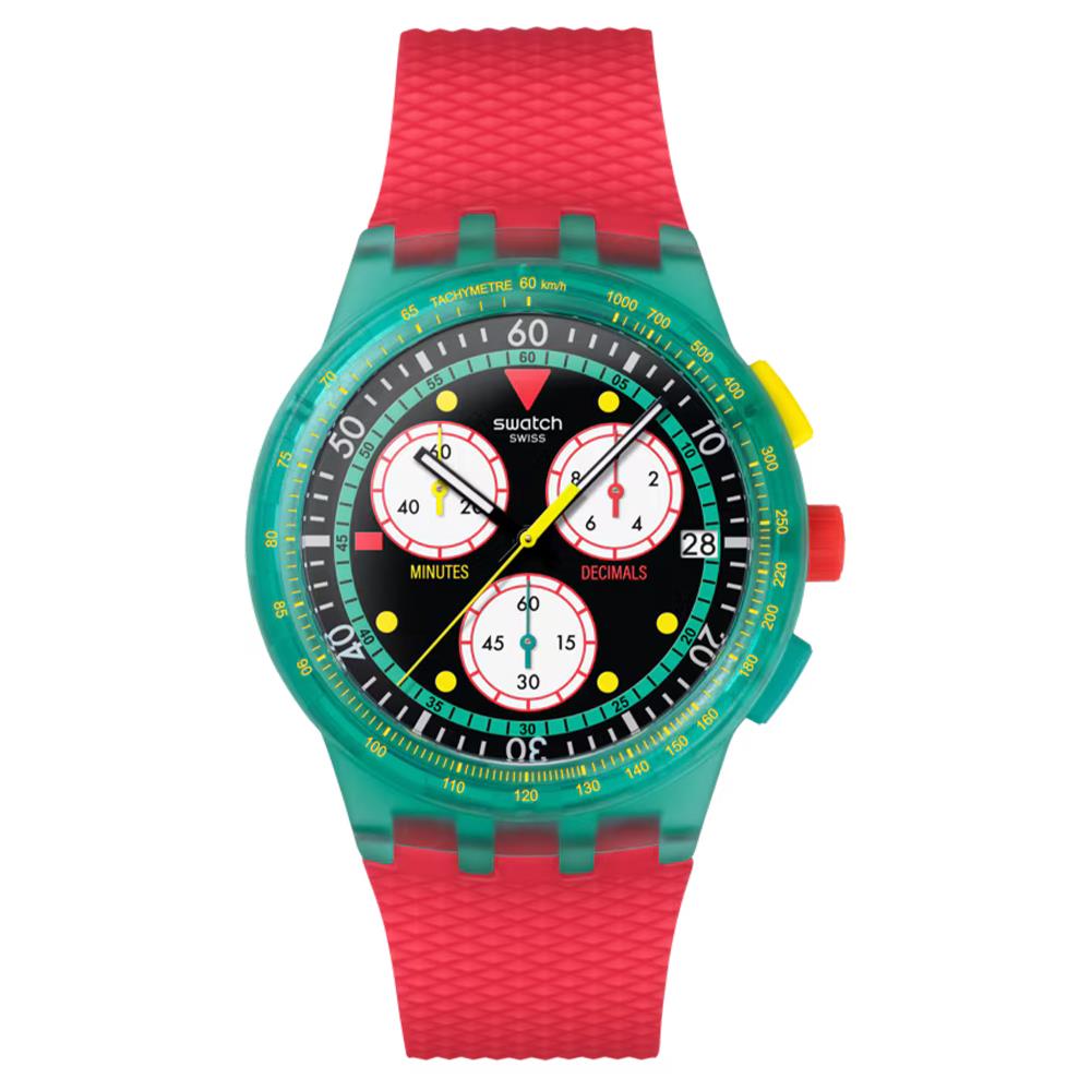 Orologio Swatch Chrono Neon Emerald