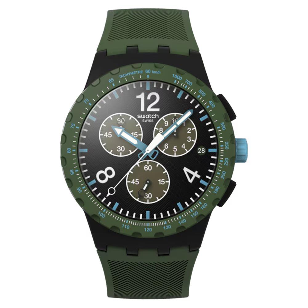Orologio Swatch Chrono Plastic Olive Rush