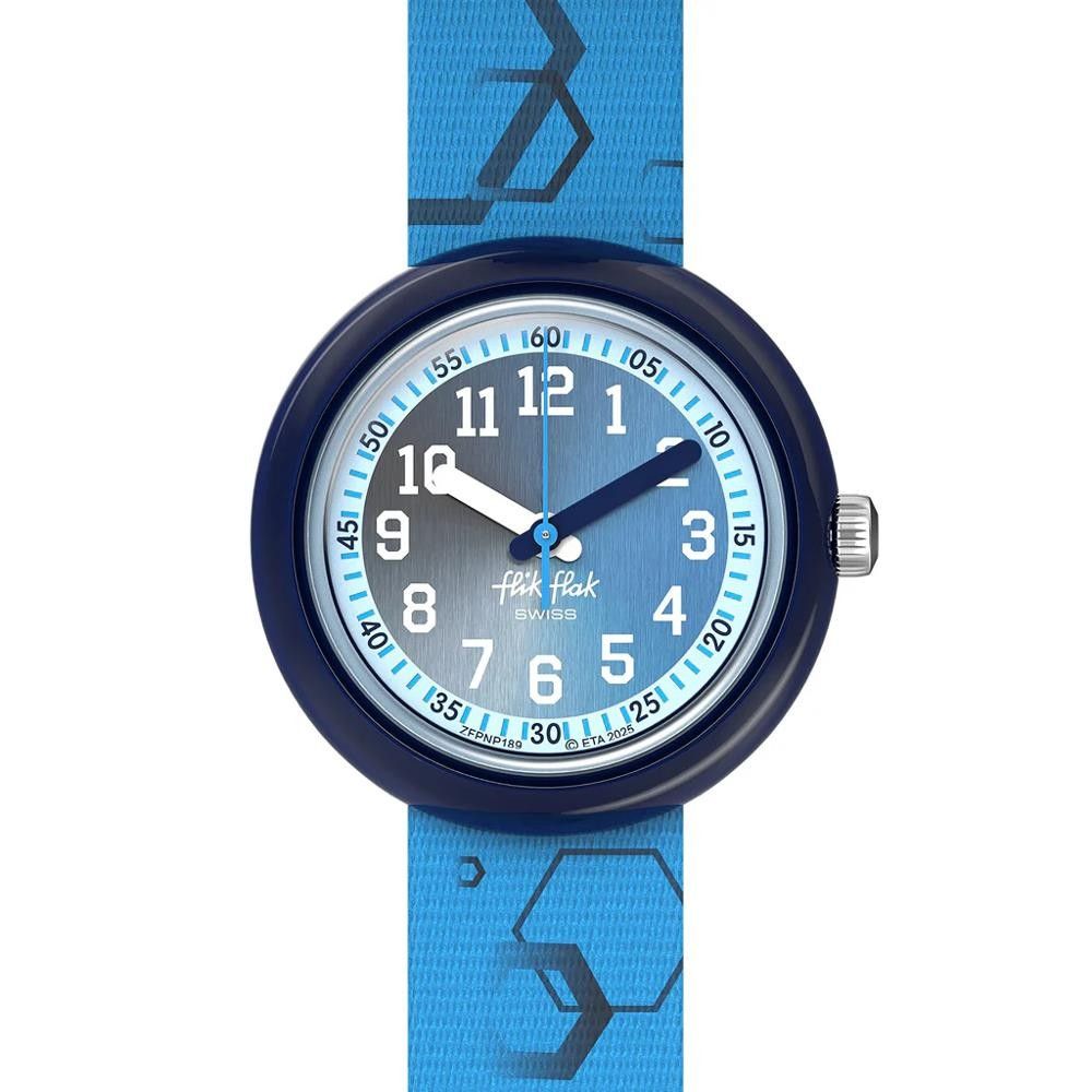 Orologio Swatch Flik Flak Quench In Blue