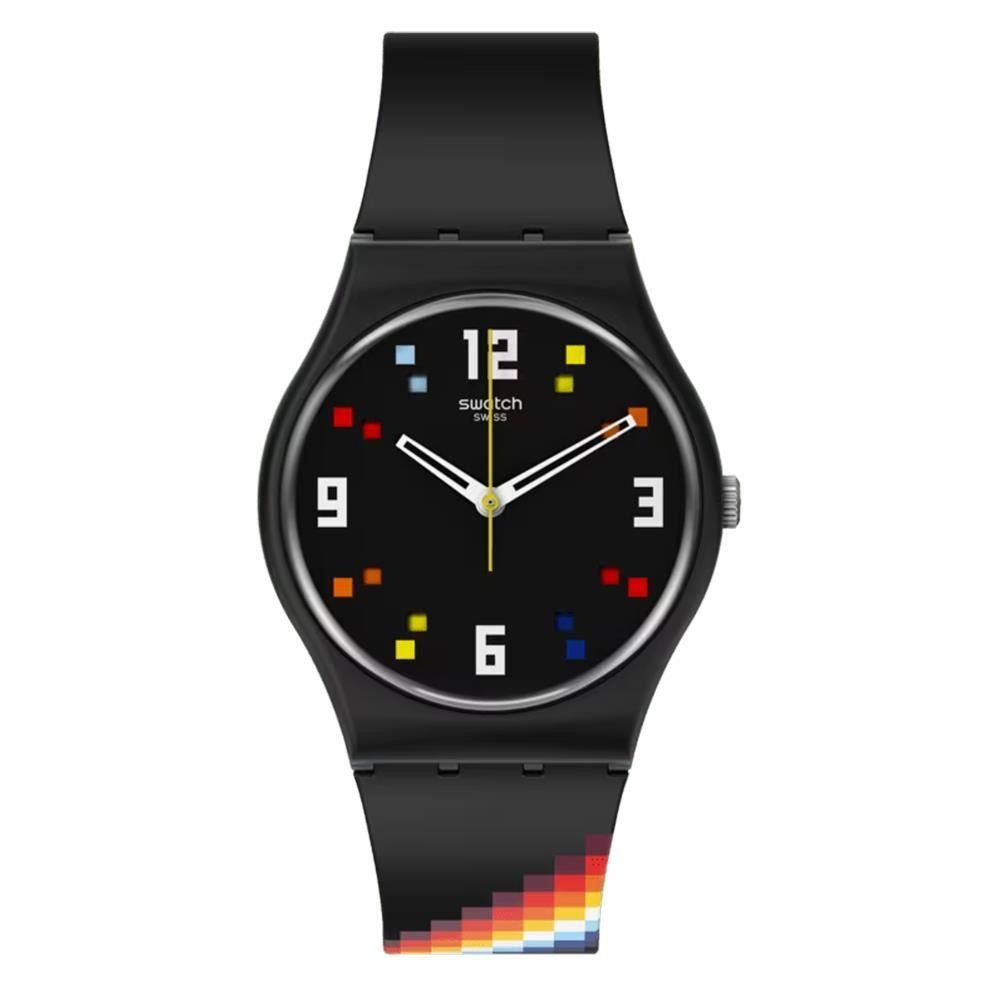Orologio Swatch Gent Black Caroules Squares