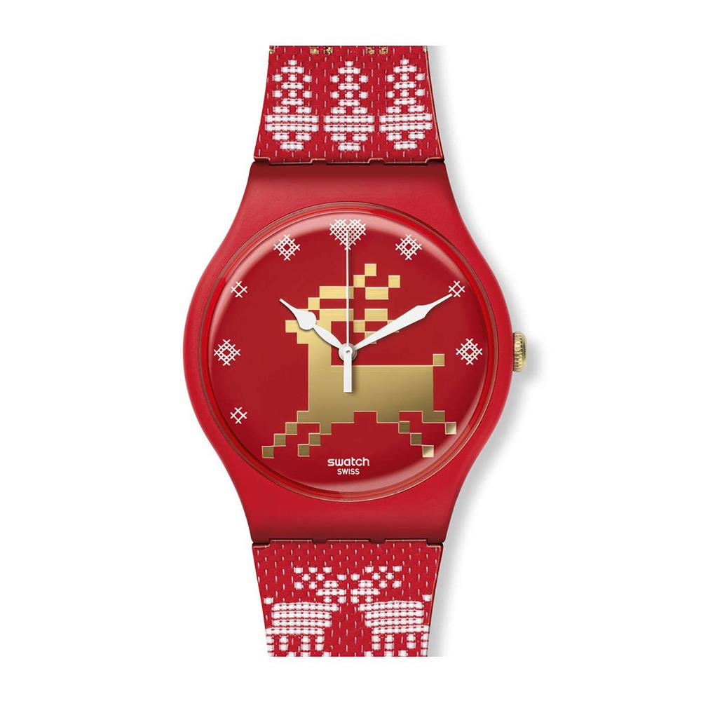 Orologio Swatch Gent Red Knit