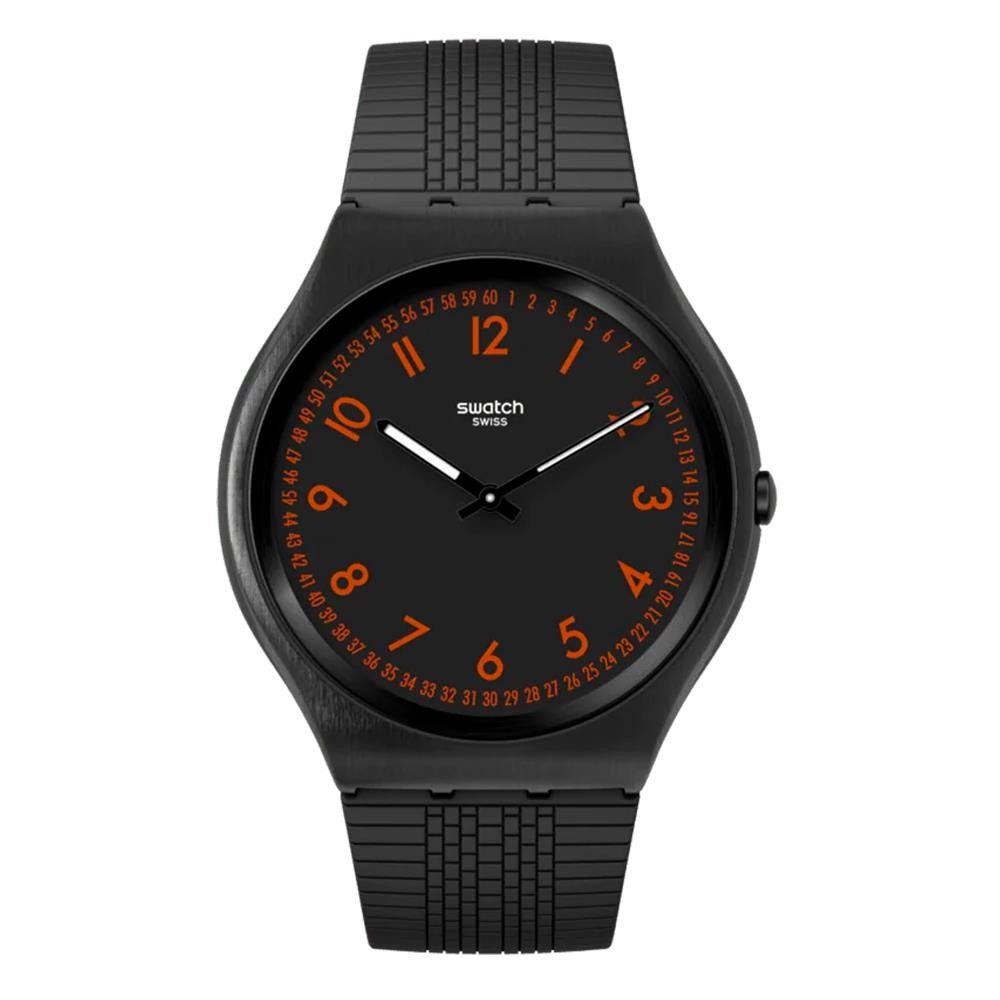  Orologio Swatch Irony Skin Brushed Red