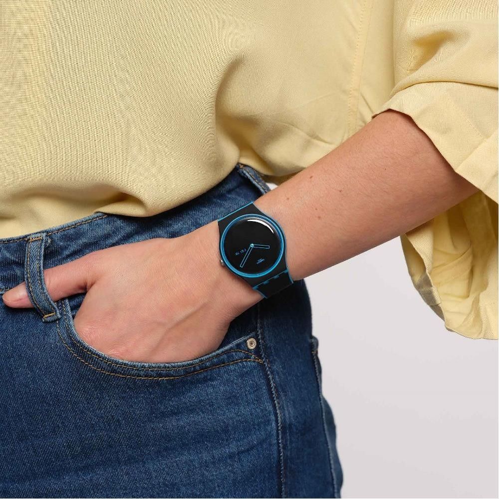 Orologio Swatch New Gent MINIMAL LINE BLUE