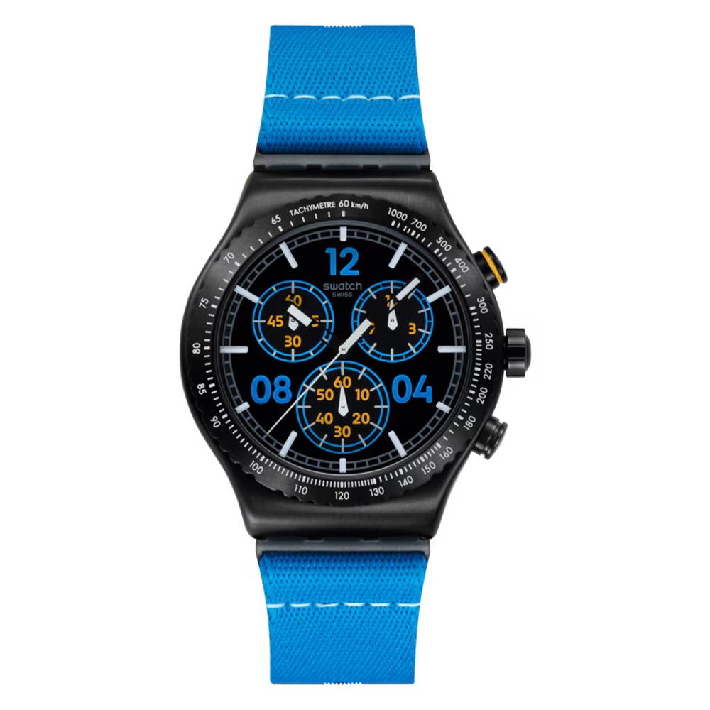 Orologio Swatch New Irony Chrono Moments In Blue